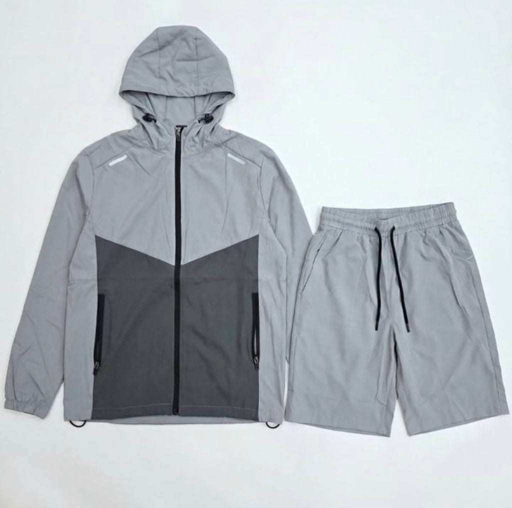 2 Tone Windbreaker short-sets (Nylon Material)