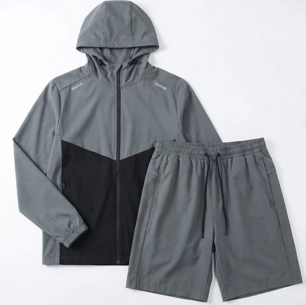 2 Tone Windbreaker short-sets (Nylon Material)